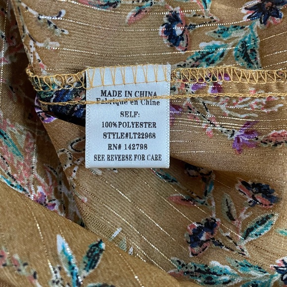 LOVERICHE Sheer Butterfly Blouse - Picture 5 of 9